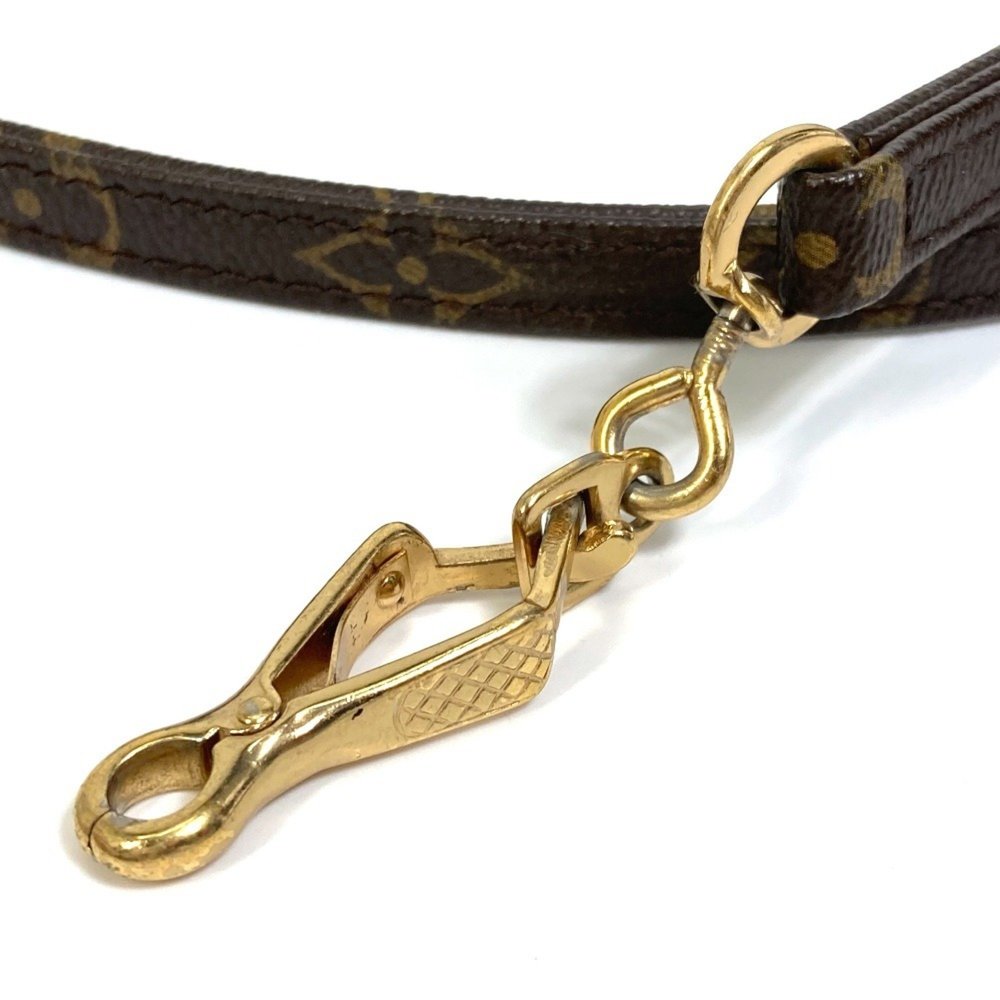 LOUIS VUITTON M58056 Monogram Wristlet Baxter MM Pet Lead, Canvas, Unisex, Brown - Picture 6 of 12
